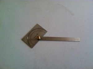 An example protractor.