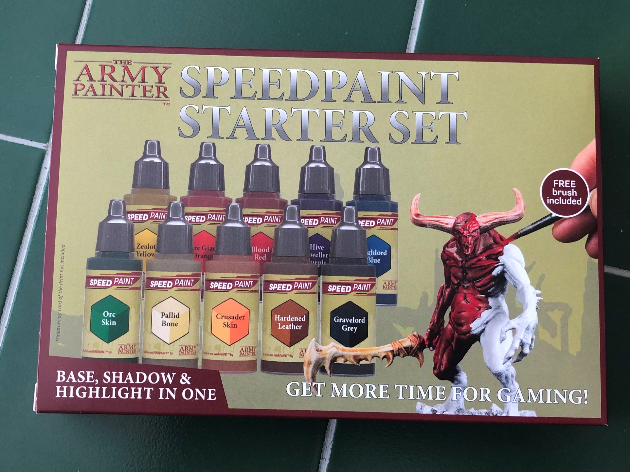 The Army Painter Speedpaint Mega Set: unboxing and test